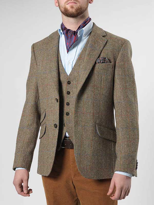 harris tweed manteau