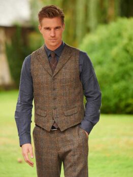 Harris Tweed Vestjes en Gilets Heren