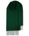 Châle en laine d'agneau, vert bouteille
