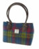 Harris Tweed 'Cassley' Classic Handbag in Multi Colour Tartan