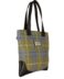 Otley Tote Harris Tweed Handbag Yellow Blue