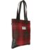 Otley Tote Harris Tweed Handbag Red Check