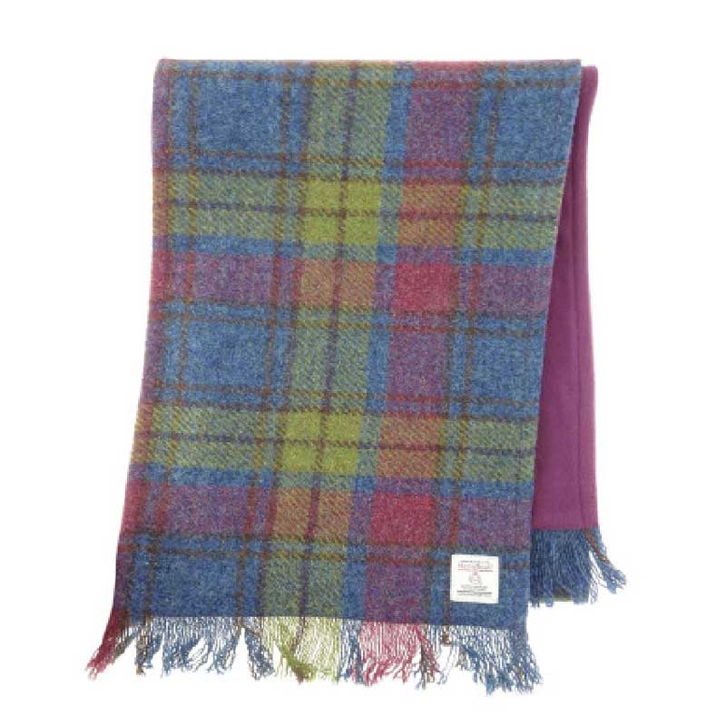 Harris_Tweed_Scarf_in_Multi_Colour_Tartan