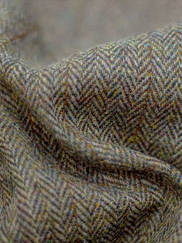 Harris Tweed Bodywarmer “Levi” In Evergreen - Afbeelding 4