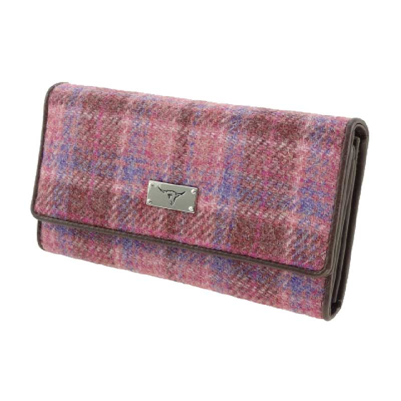 Harris_Tweed_Purse_in_Pink_Check