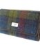 Harris Tweed Purse Multi colour Tartan