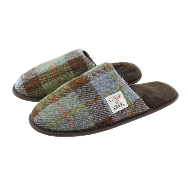 Harris_Tweed_Slippers_Macleod_Tartan