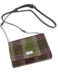 Harris Tweed 'Strathy' Wallet Shoulder Bag in Heather Check