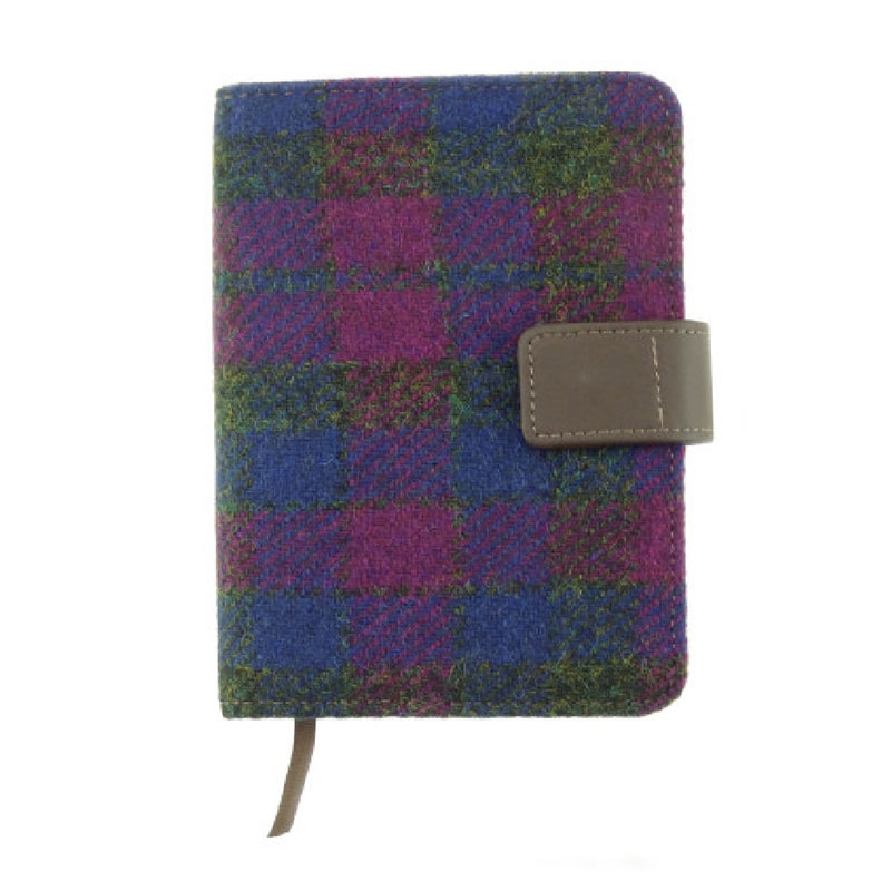 Harris_Tweed__Lomond__Address_Book_in_Heather_Check