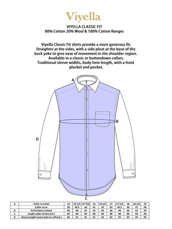 Viyella Shirt, Diamond Tattersall Ocean - Afbeelding 3