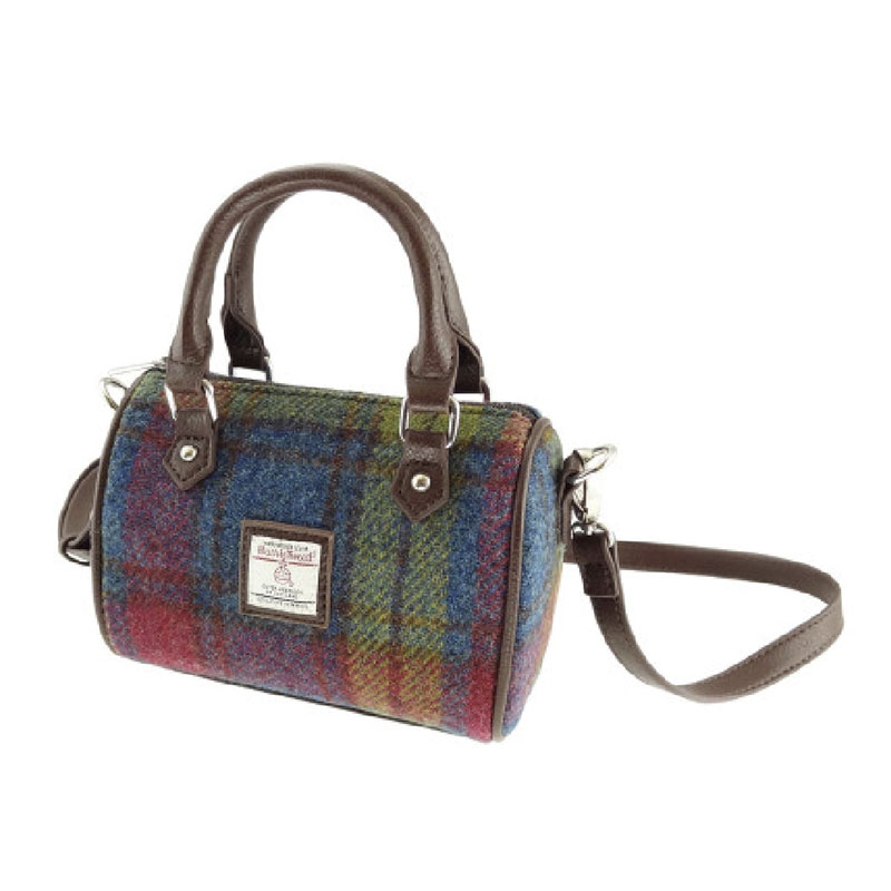 Sac de bowling miniature Harris Tweed Kilbride en tartan multicolore