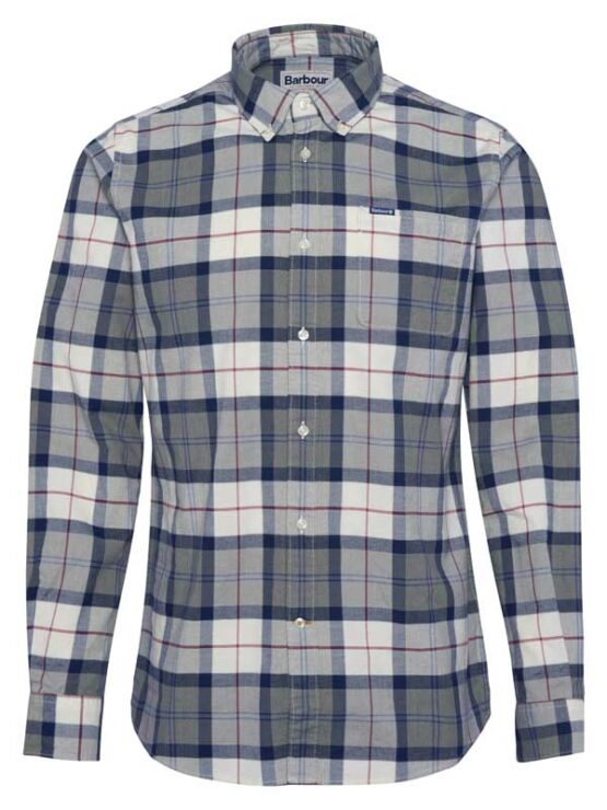 Barbour Lewis Tailored Shirt Bleached Pine Tartan