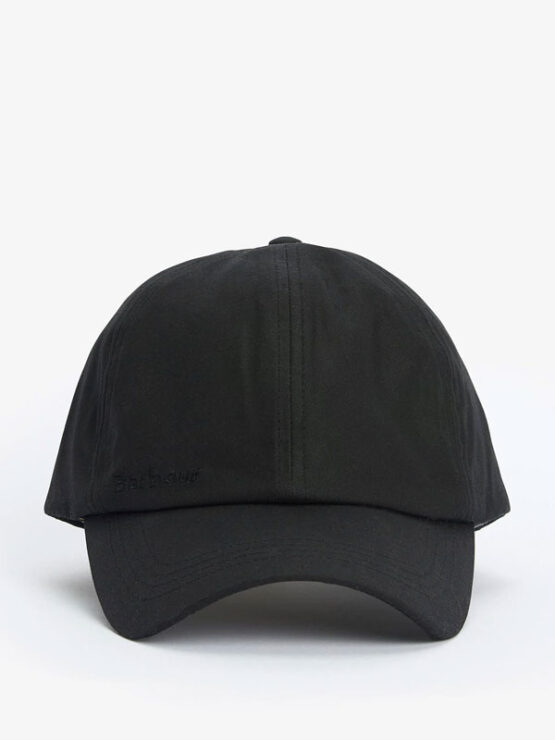 Barbour Wax Sports Cap Black - Image 3