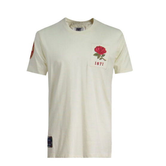 England Rugby 1871 T-shirt Ecru Vintage Style