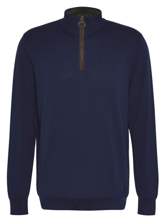 BARBOUR Bayfield Half-Zip Jumper Navy - Afbeelding 5