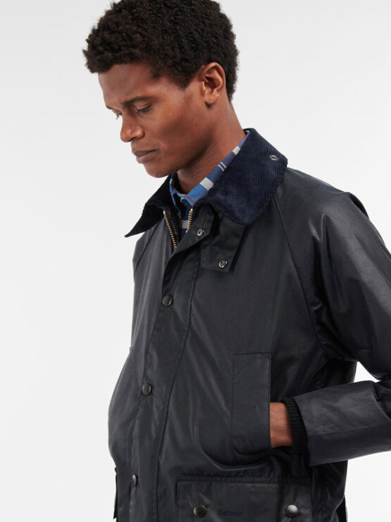 Barbour Bedale Wax Jacket Navy - Afbeelding 3