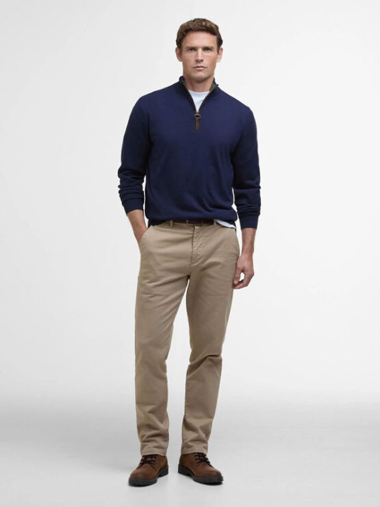 BARBOUR Bayfield Half-Zip Jumper Navy - Afbeelding 6