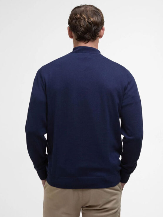 BARBOUR Bayfield Half-Zip Jumper Navy - Afbeelding 7