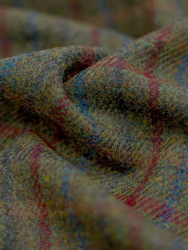 Harris Tweed Dames Jasje "Carola" In Red-Blue Check - Afbeelding 3
