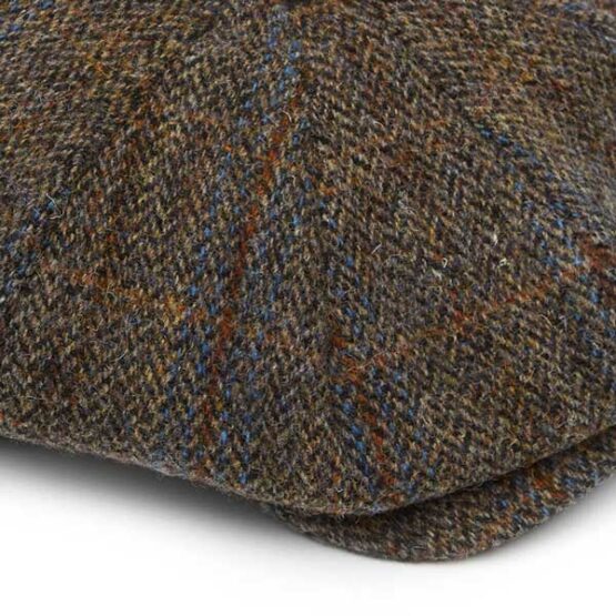 Christies of London, Harris Tweed 8 Piece Baker Boy Flat Cap - Image 2