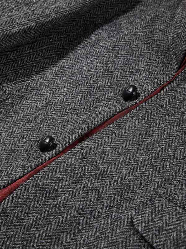 Harris Tweed Colbert, Patrick Jacket - Charcoal - Afbeelding 3