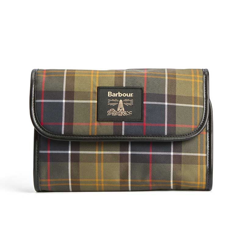 BARBOUR_TARTAN_HANGING_WASHBAG