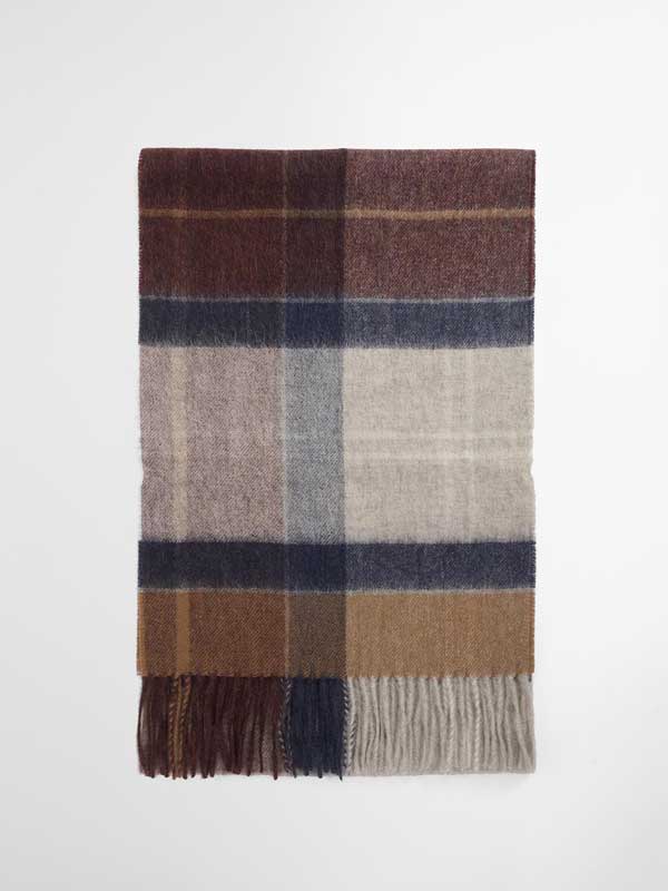 Barbour_Tartan_Lambswool_Scarf_Midnight_Oak