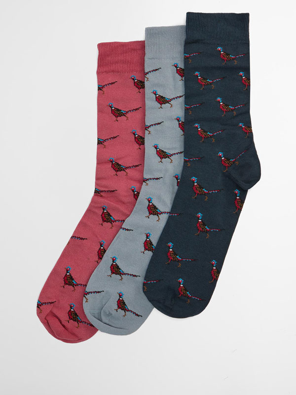 Barbour_Pheasant_Socks_Gift_Box_Pink_Mix Barbour_Pheasant_Socks_Gift_Box_Pink_Mix