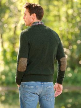 Truien met Harris Tweed Details