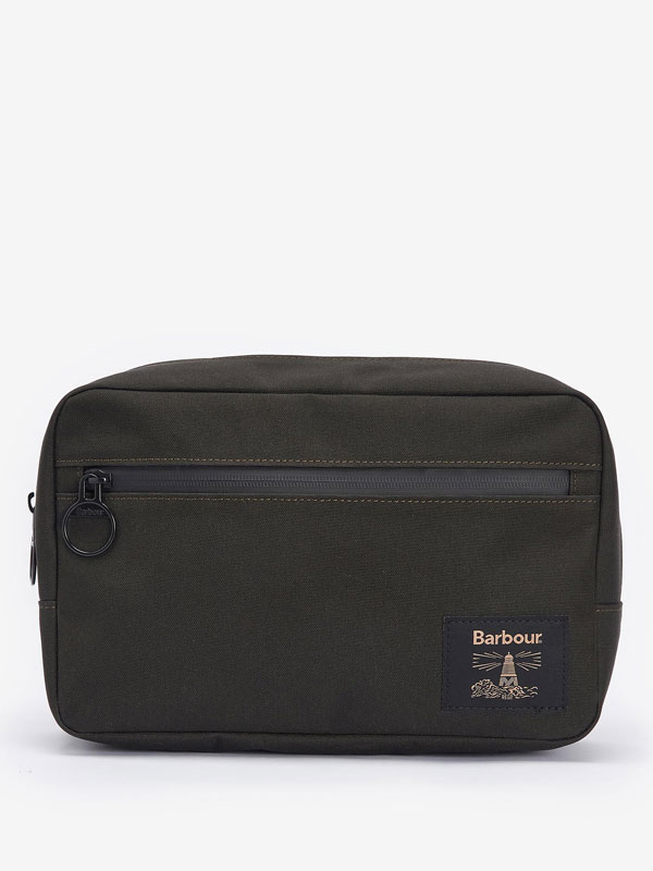 BARBOUR_Field_Canvas_Hanging_Washbag_Olive