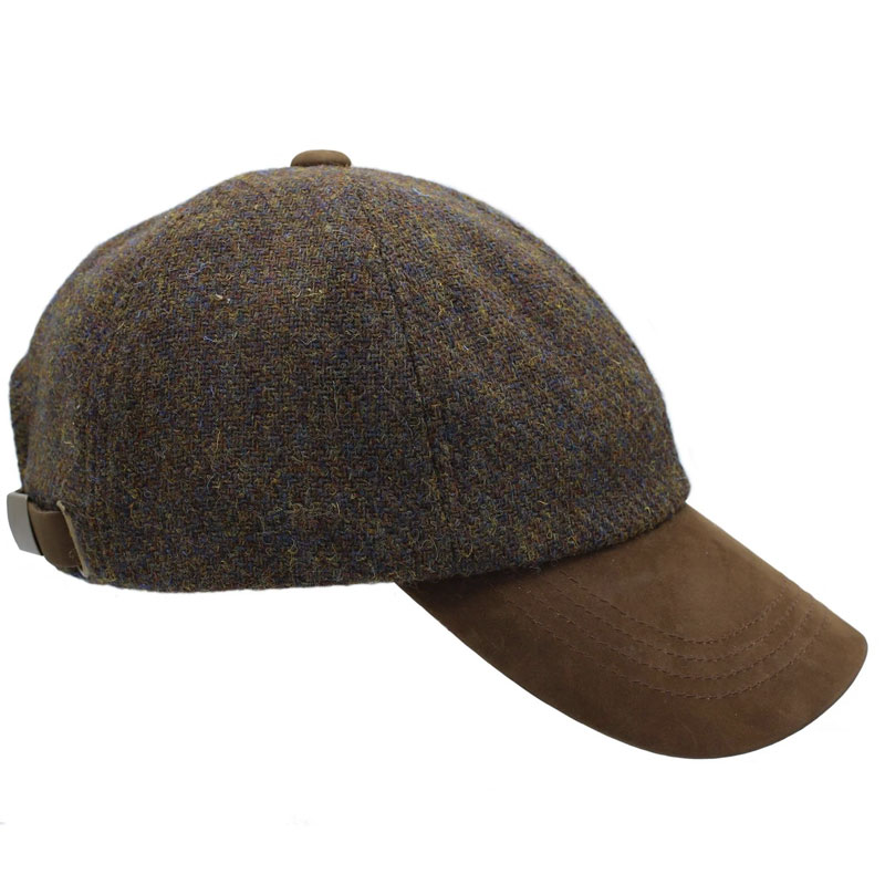 Harris_Tweed_Cap__Brown_Mix_1