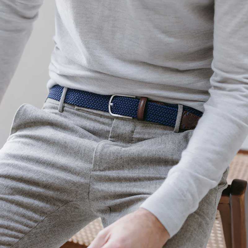 Ceinture La Boucle Paris Bleu Marine – Image 4