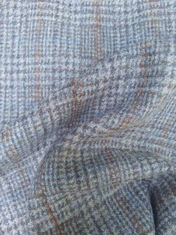 Harris Tweed Flat Cap "Henry" In Greystone Overcheck - Afbeelding 3