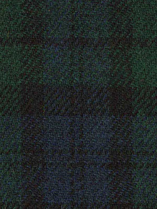 Gilet en tweed Harris sans revers, coloris Blackwatch – Image 3