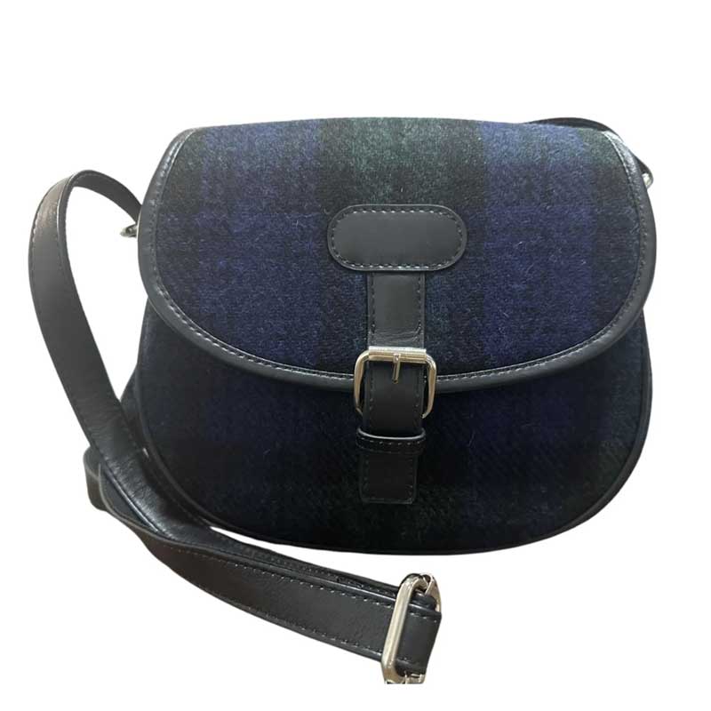 Sacoche de selle Harris Tweed Rowan Black Watch Sacoche de selle Harris Tweed Rowan Black Watch