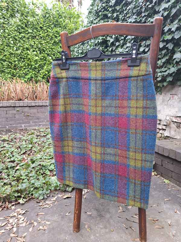 Jupe Harris Tweed à carreaux bonbon pour femme Jupe Harris Tweed à carreaux bonbon pour femme
