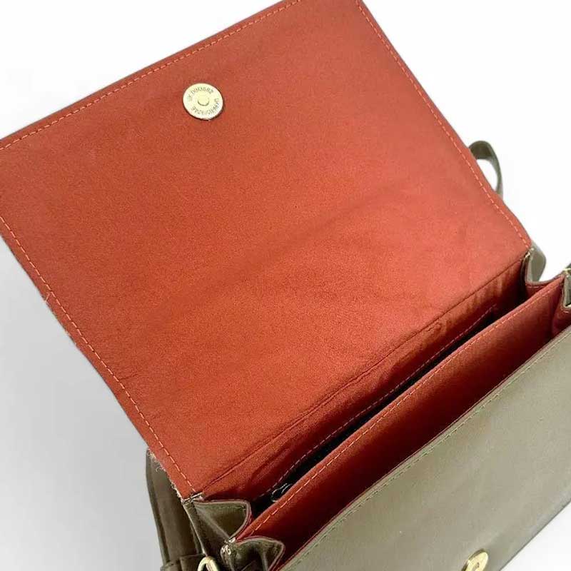 Harris Tweed Quilt Shoulder Bag In Maple - Afbeelding 3