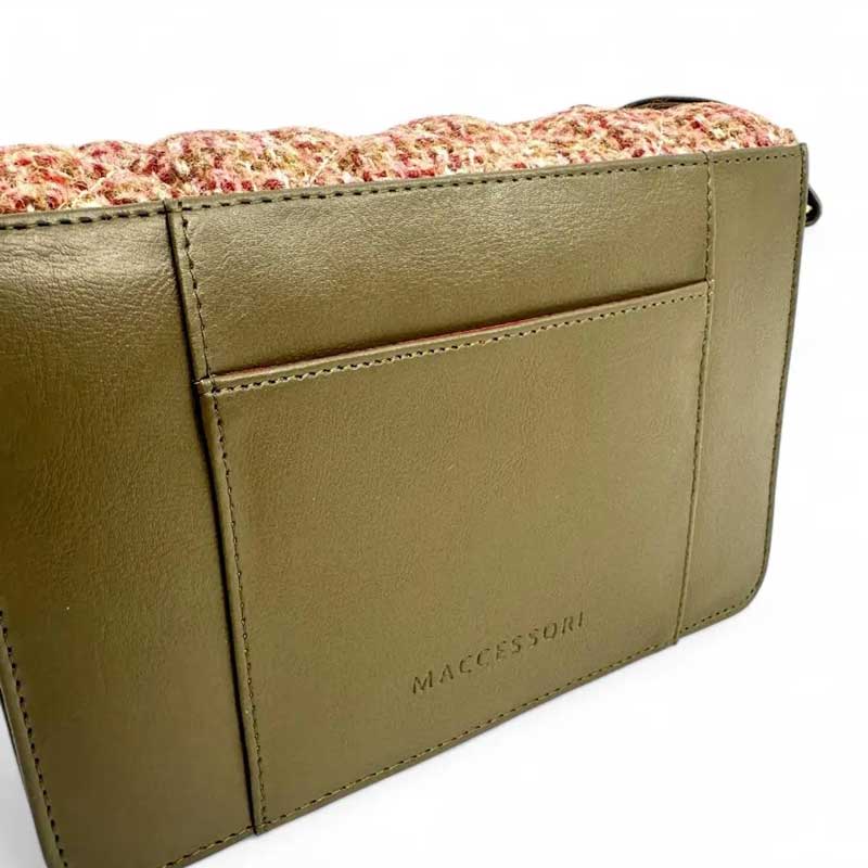 Harris Tweed Quilt Shoulder Bag In Maple - Afbeelding 7