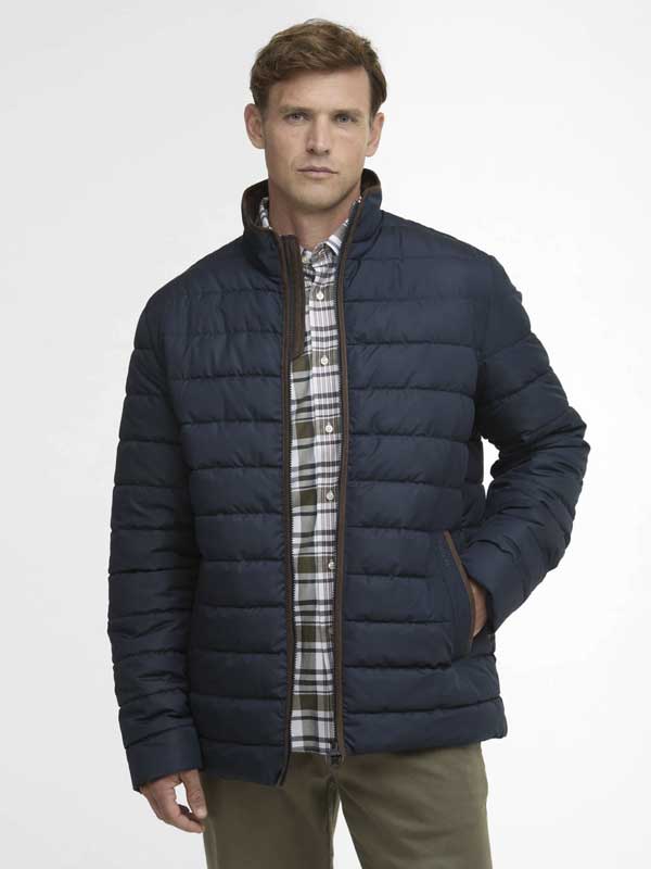 Veste matelassée Barbour Broughton bleu marine