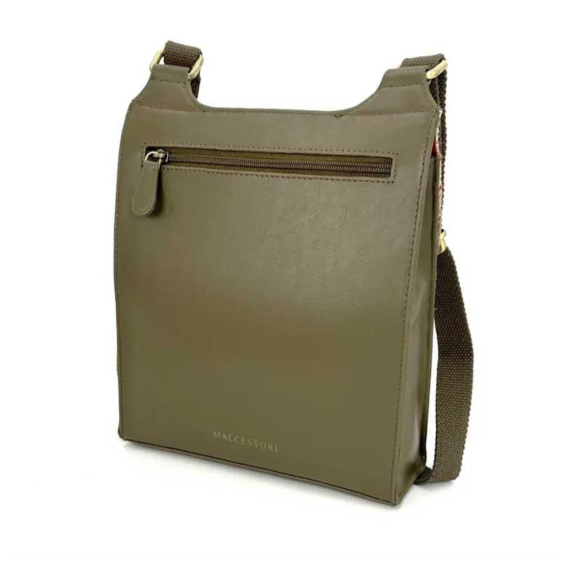 Harris Tweed Satchel Bag In Maple - Afbeelding 4