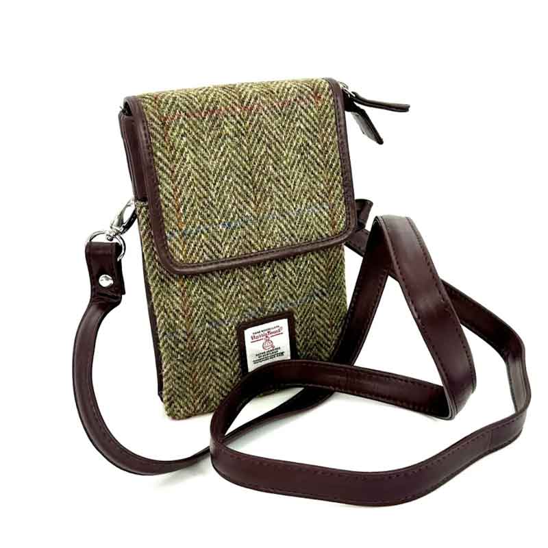 Harris_Tweed_Mini_Crossbody_Bag_in_Country_Green Harris_Tweed_Mini_Crossbody_Bag_in_Country_Green