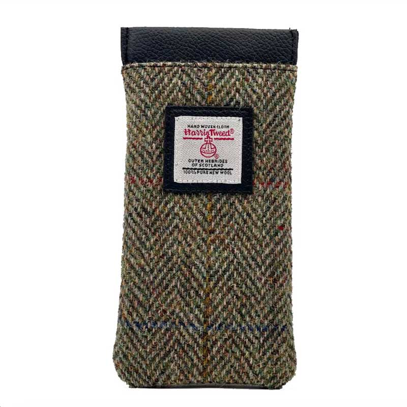 Harris Tweed Glasses Sleeve in Country Green - Afbeelding 5