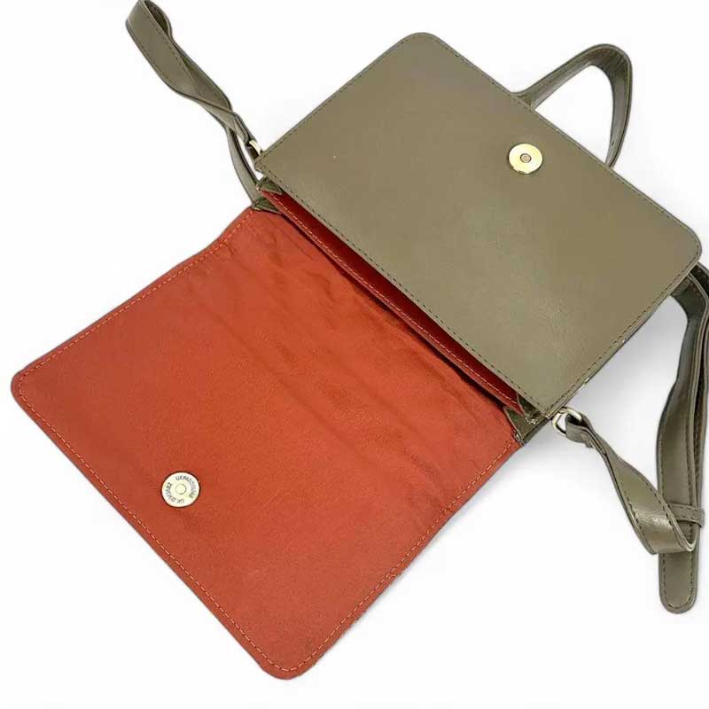 Harris Tweed Quilt Shoulder Bag In Maple - Afbeelding 4