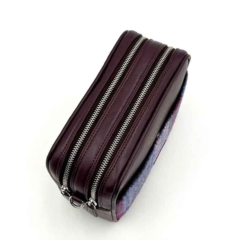 Harris Tweed Camera Bag In Pastel Pink - Afbeelding 6