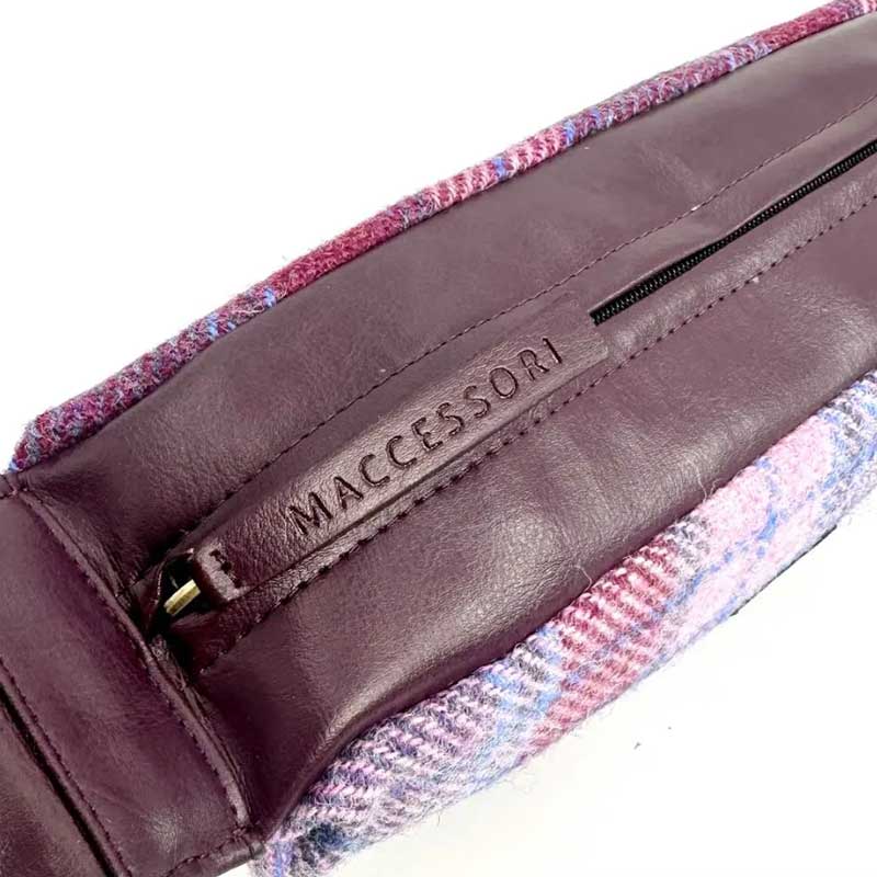 Harris Tweed Sling Bag In Pastel Pink - Afbeelding 5