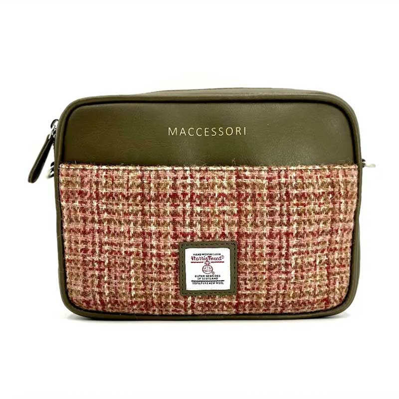Harris Tweed Camera Bag In Maple - Afbeelding 3