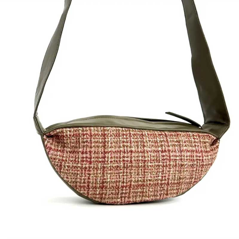 Harris Tweed Sling Bag In Maple - Afbeelding 3