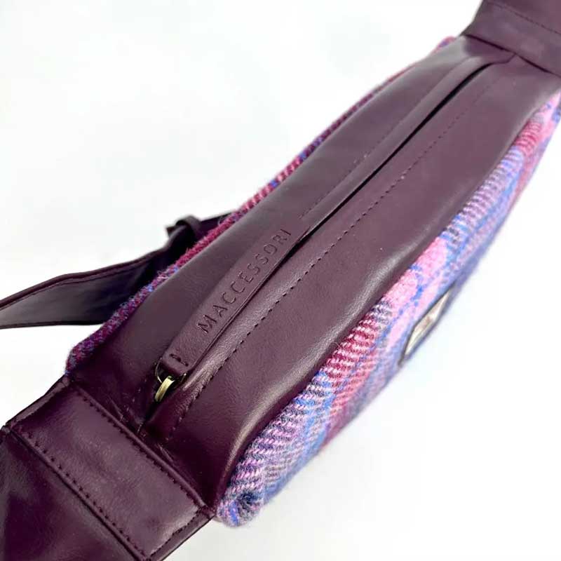 Harris Tweed Sling Bag In Pastel Pink - Afbeelding 6