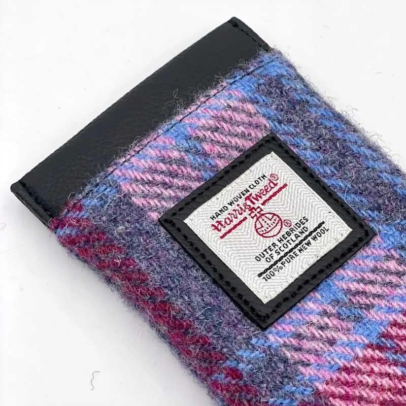 Harris Tweed Glasses Sleeve in Pastel Pink - Afbeelding 3