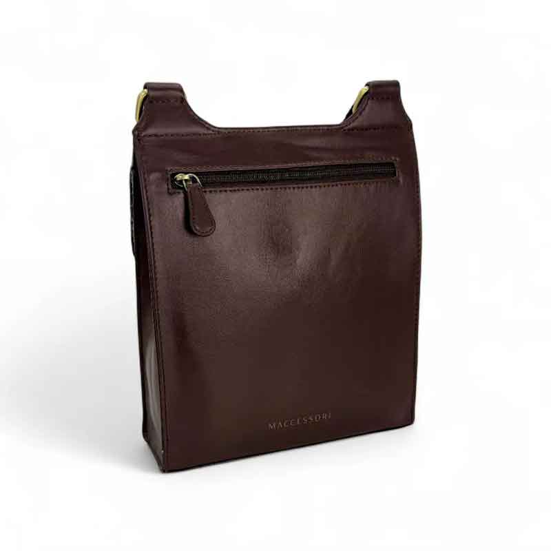 Harris Tweed Satchel Bag In Country Green - Afbeelding 3